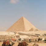 Great Pyramids of Giza from the Giza Plateau