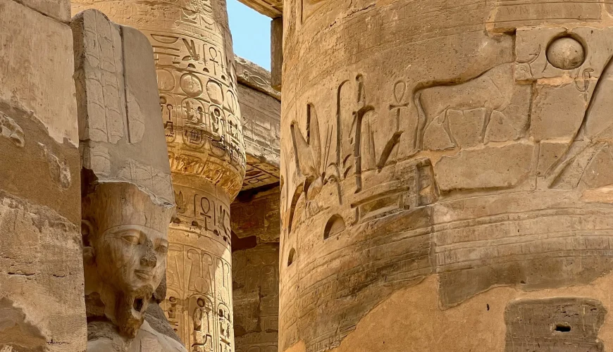 Karnak Temple in Luxor during the day